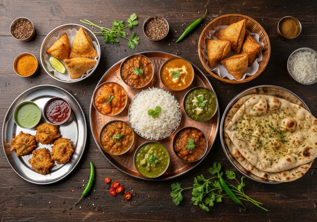 Uncle's Tiffin & Pizza signature vegetarian dishes - Authentic pure vegetarian cuisine in Edmonton