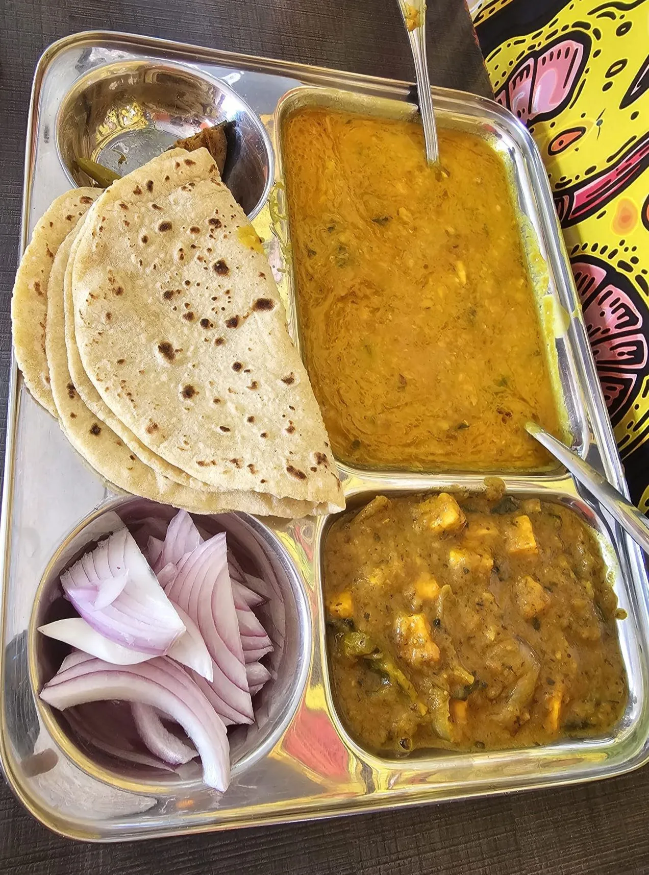 Chole Puri at Uncle's Tiffin & Pizza Edmonton, AB